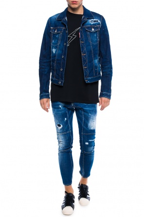 Distressed denim jacket, zdjęcie 2 Distressed denim jacket od Dsquared2